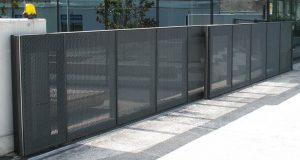 Secure fence and access gate located in Queen Creek for commercial and business property
