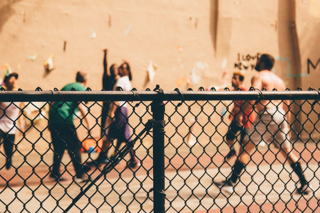 Installation of chain link fence in Queen Creek